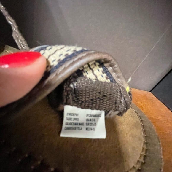 Wonder Nation Beach Canvas Flip Flops (Toddler Boys) Size 9-10 - Picture 7 of 9